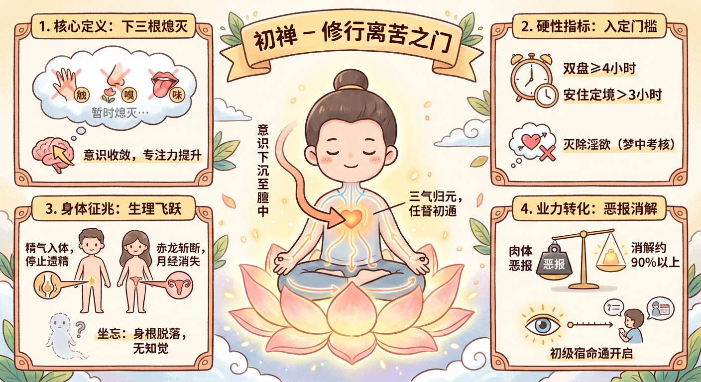 初禪(二) - 禪定境界圖解